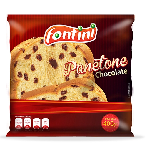 PANETONE CHOCOLATE FONTINI SC 400 GR