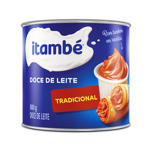 DOCE DE LEITE ITAMBÉ LATA 800 GRS