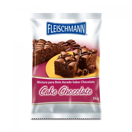 MISTURA CAKE FLEISCHMANN CHOCOLATE 3 KG