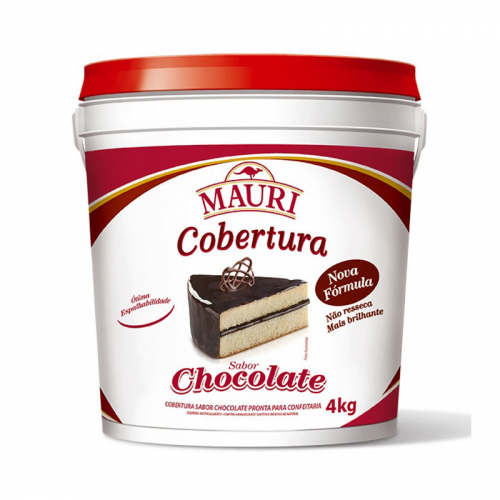 COBERTURA E RECHEIO CHOCOLATE MAURI 4 KG