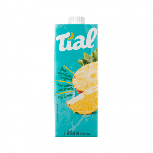 SUCO TIAL CAIXA TAMPA 12x1 LT ABACAXI