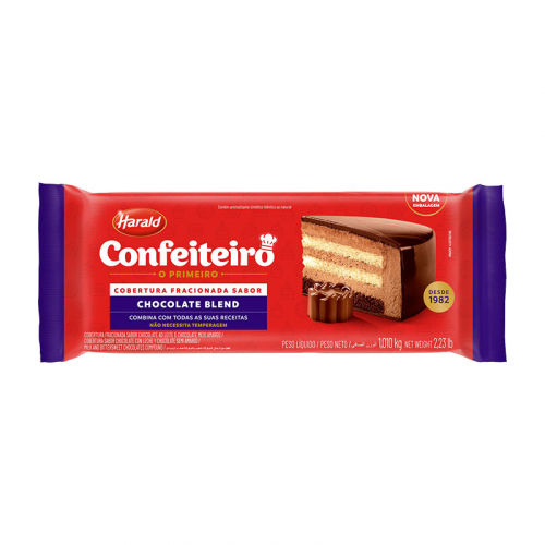 BARRA CHOCOLATE CONFEITEIRO BLEND 1,01 KG