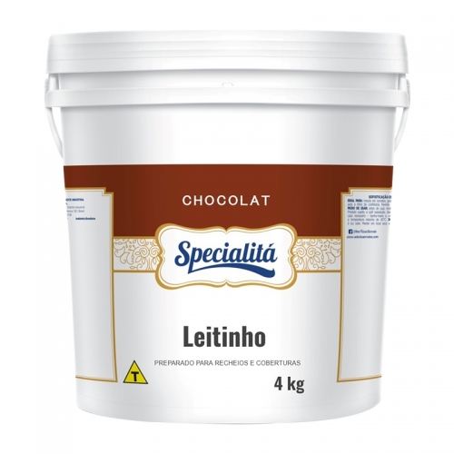 SPECIALITÁ CHOCOLATE LEITINHO 4 KG