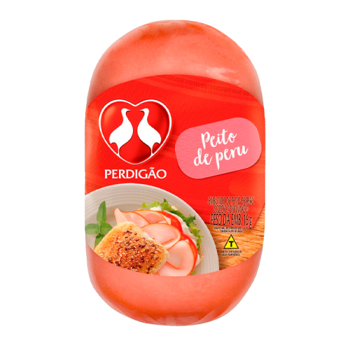 PEITO DE PERU DEFUMADO COZIDO PERDIGÃO 2/2,6 KG