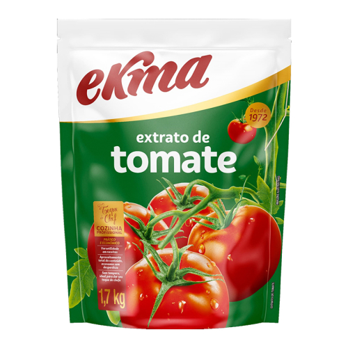 EXTRATO TOMATE EKMA POUCH 1,7 KG