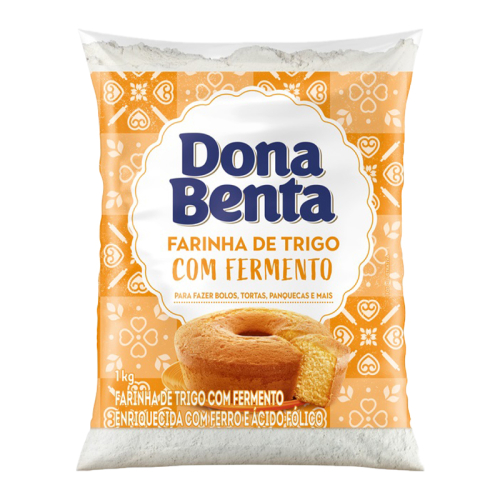 Farinha de trigo Especial Dona Benta c/ Fermento - Embalagem de Plástico 10/1Kg