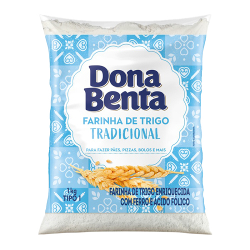 Farinha de trigo Especial Dona Benta - Embalagem de Plástico 10/1Kg