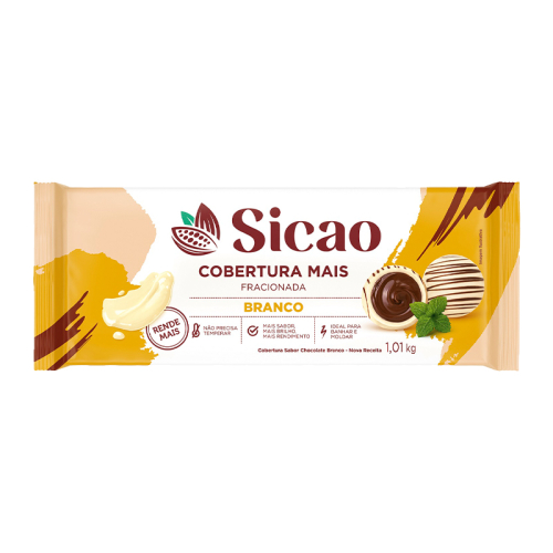 Barra Chocolate Sicao Hidro Branco 1,05kg
