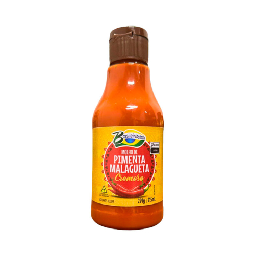 MOLHO PIMENTA MALAGUETA CREMOSA BRASILEIRÍSSIMO 215 ML  