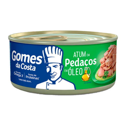 ATUM PEDAÇOS ÓLEO GOMES DA COSTA 170 GR