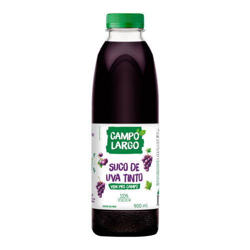 SUCO UVA TINTO CAMPO LARGO PET 6/900 ML