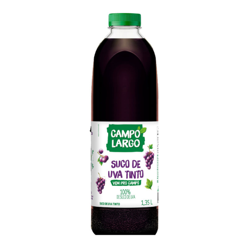 SUCO UVA TINTO CAMPO LARGO PET 6/1,35 LT