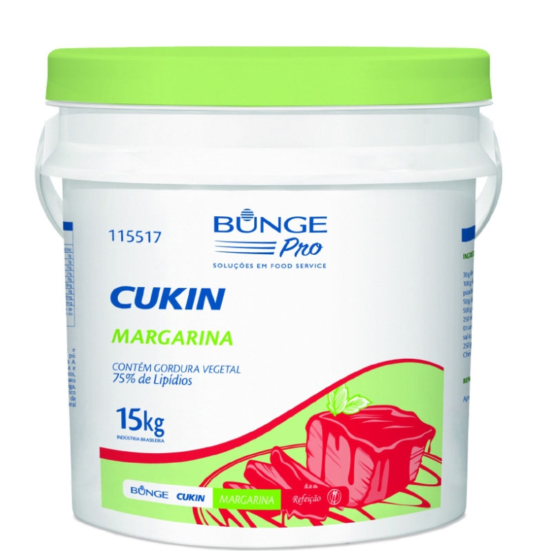 Margarina Cukin 75% Lipídeos 15Kg