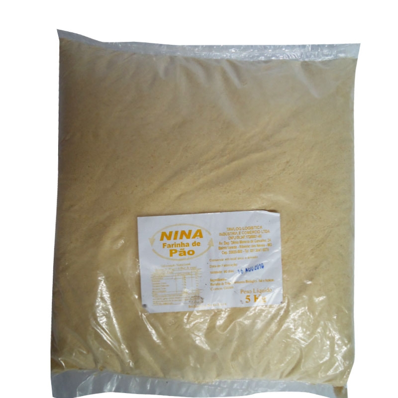 Farinha de Pão Nina Pura Empanar 5Kg