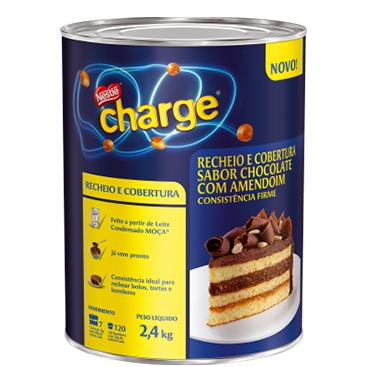 Cobertura e Recheio Chocolate Charge Nestlé - 2,4kg