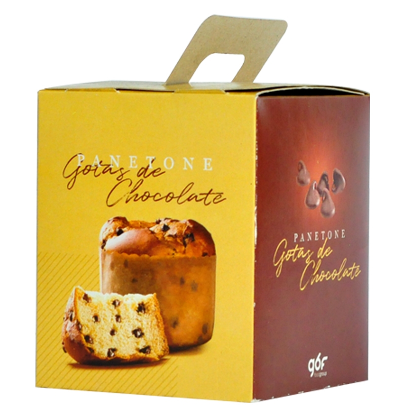 Caixa para Panetone Chocolate de 100gr - 100 und.