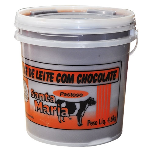DOCE DE LEITE COM CHOCOLATE SANTA MARIA 4,6 KG