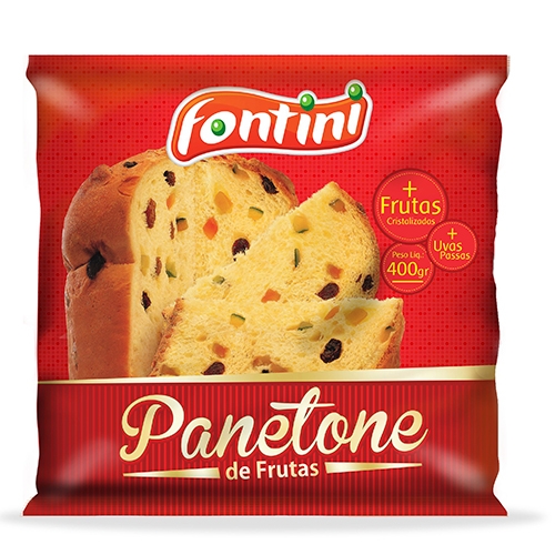 PANETONE C/ FRUTAS FONTINI SC 16/400 GR