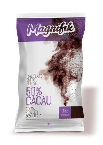 CHOCOLATE EM PÓ 50% MAGNIFIK 1,01 KG