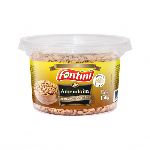 Amendoim Pote Torrado Salgado Fontini - 12 und. 150 gr