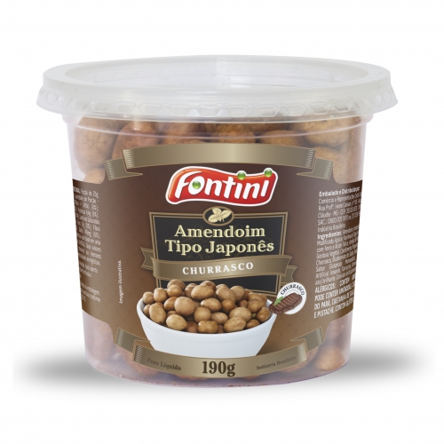 Amendoim pote Churrasco Fontini 12 und. 190 gr
