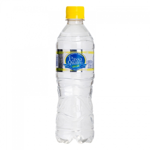 Água Mineral com Gás Passa Quatro - 12 garrafas de 510ml