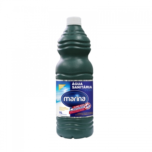 Água Sanitária Marina - Caixa com 12 uni. de 1L