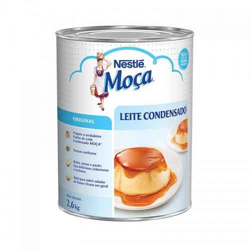 Leite Condensado Moça Nestlé 2,6kg
