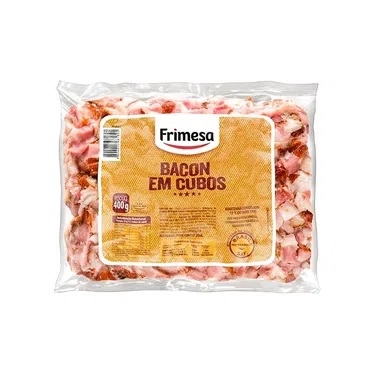 Bacon em Cubos Frimesa - Caixa com 8 unidades de 1kg