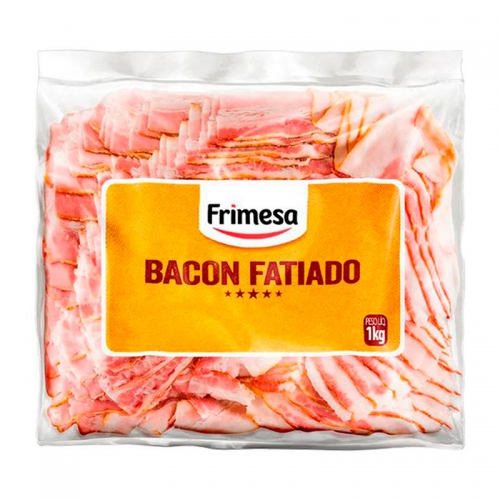 Bacon Fatiado Frimesa  - Caixa com 7 unidades de 1kg