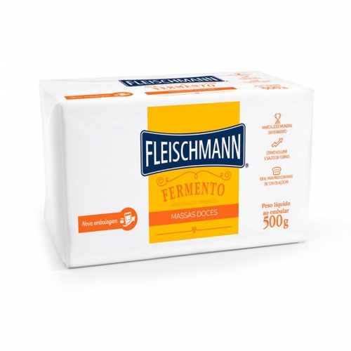 FERMENTO FRESCO DOCE FLEISCHMANN 500 GR