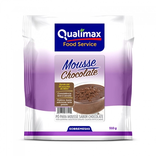 Mousse Chocolate Qualimax 500grs