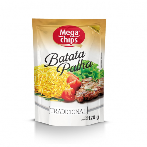 BATATA PALHA TRADICIONAL MEGA POUCH 20/120 GR