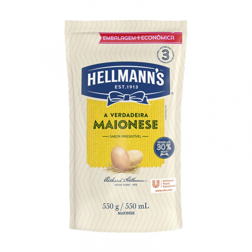 MAIONESE HELLMANN'S POUCH 12/550 GR