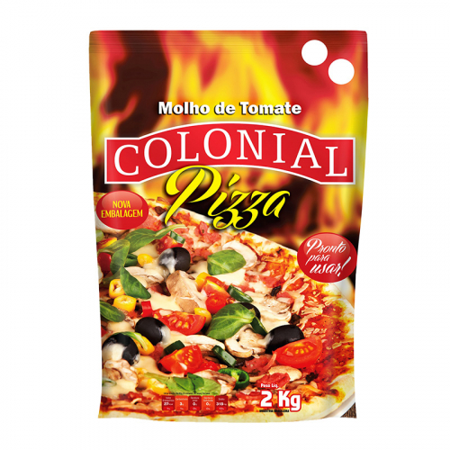 MOLHO PIZZA COLONIAL POUCH 2 KG