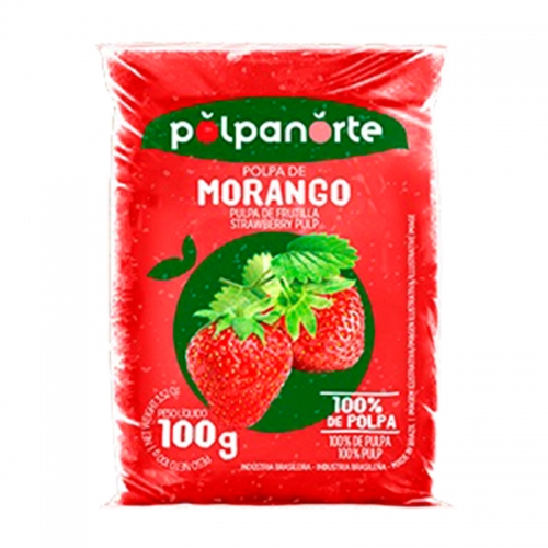 POLPA NORTE MORANGO 10/100 GR