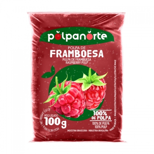 POLPA CONGELADA NORTE FRAMBOESA 10/100 GR
