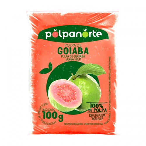 POLPA CONGELADA NORTE GOIABA 10/100 GR