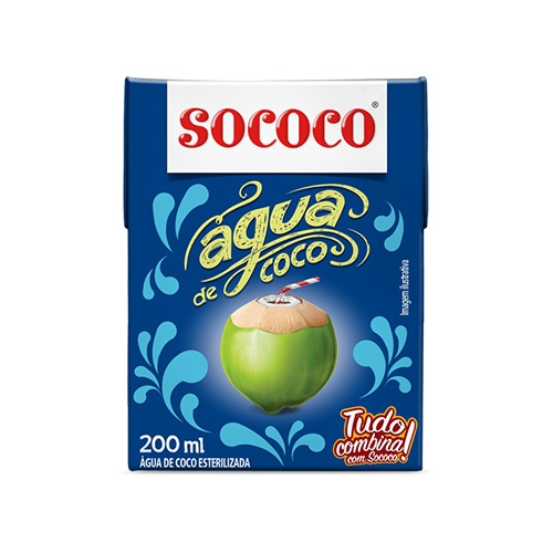 ÁGUA DE COCO SOCOCO 24/200 ML