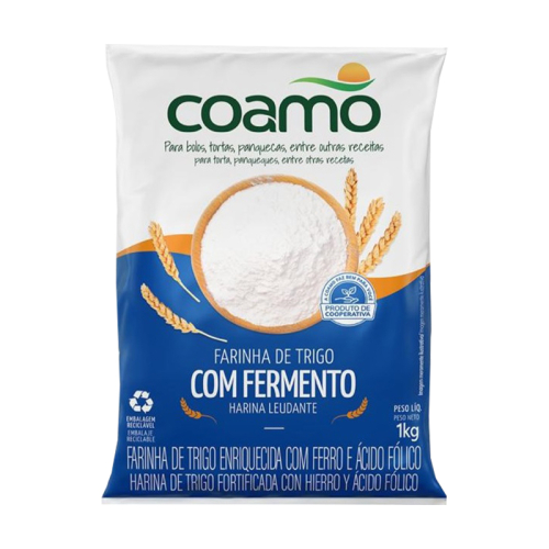 FARINHA TRIGO ESPECIAL COM FERMENTO COAMO PLAST 10/1 KG