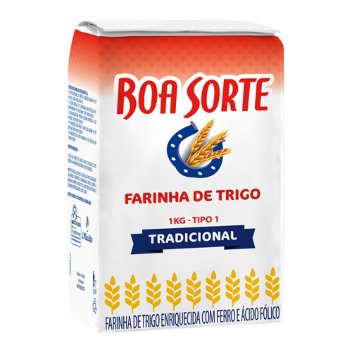 Farinha de trigo Especial Boa Sorte - Embalagem de Papel 10/1Kg