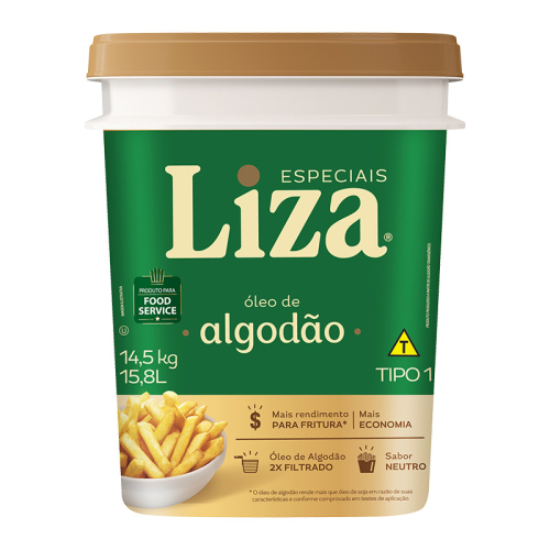 ÓLEO DE ALGODÃO LIZA BALDE 15,8 LITROS 