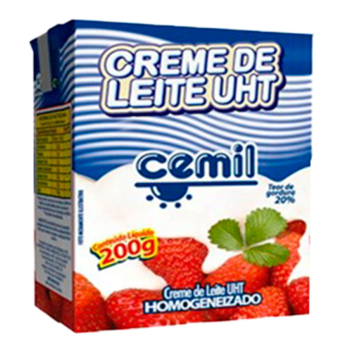 CREME DE LEITE 20% GORD CEMIL 27/200 GR