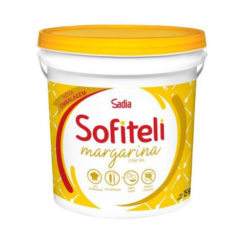 MARGARINA 75% GORDURA SOFITELI BALDE 15 KG