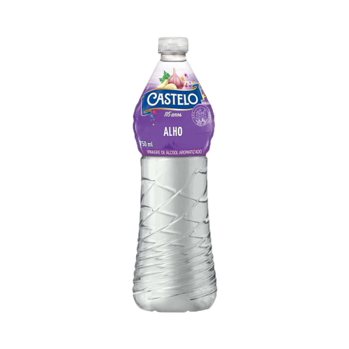 VINAGRE ALCOOL AROMAT ALHO CASTELO 750ML
