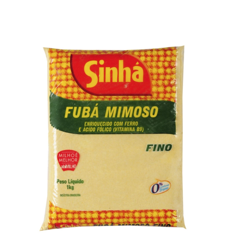 Fubá Mimoso Sinhá - Fardo 20 uni. de 1Kg