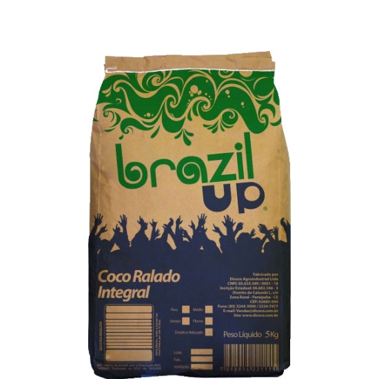 Coco Ralado Fino 5kg Brazil Up