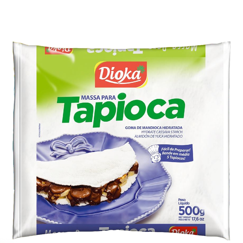 Massa para Tapioca Dioka - 20 und. 500gr