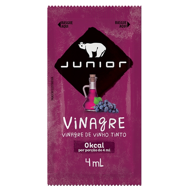 Sachet Vinagre Junior - 200 uni. de 4 ml		