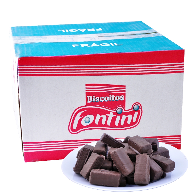 Biscoitos Amanteigados Mini Wafer Fontini 2,5 Kg